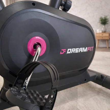 Магнитный велотренажёр DreamFit DF-221 – до 120 кг, 8 уровней сопротивления, регулируемое сиденье