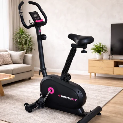 Магнитный велотренажёр DreamFit DF-221 – до 120 кг, 8 уровней сопротивления, регулируемое сиденье